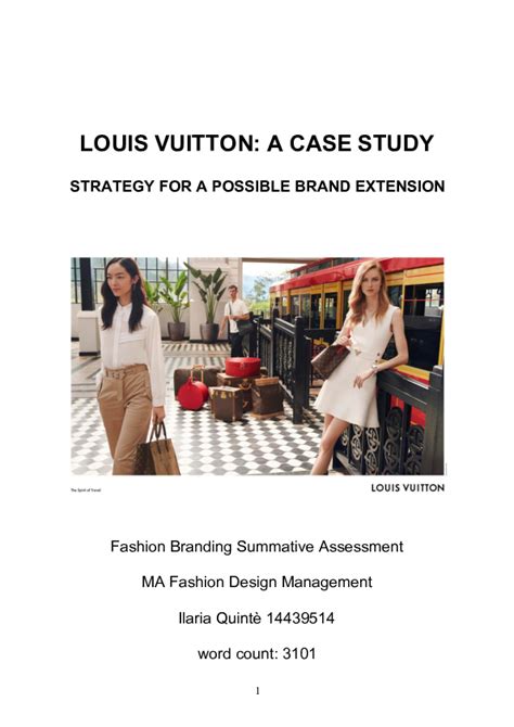 louis vuitton marketing strategy pdf|case study of louis vuitton.